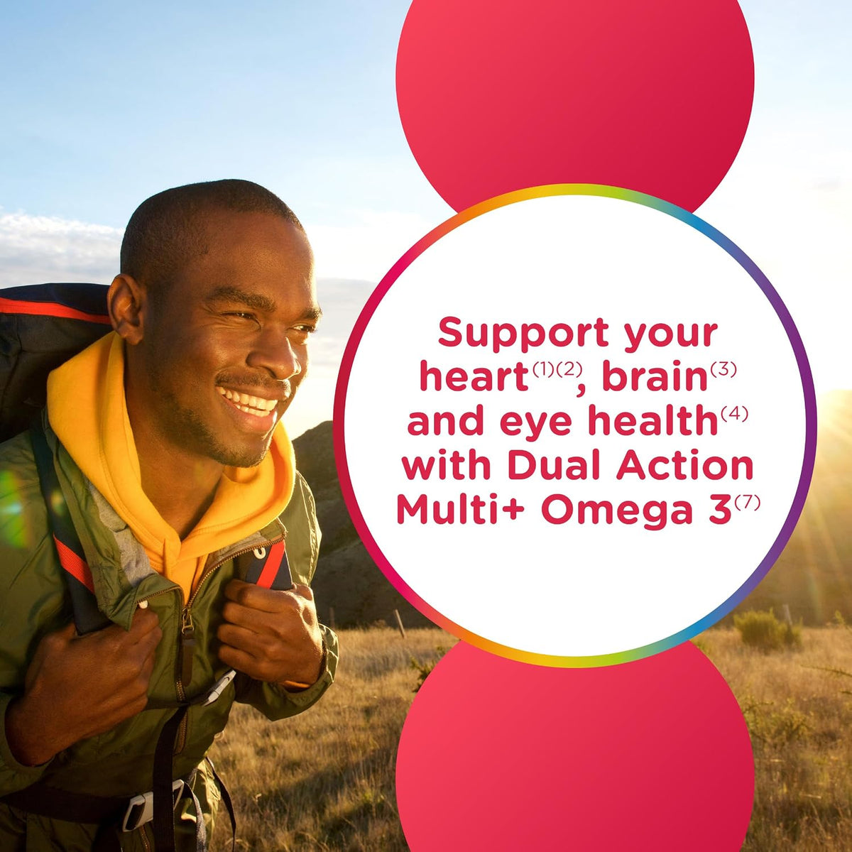 Centrum MultiGummies Multi+ Omega 3 Dual Action Adult Multivitamin Gummies, 110 Count - görsel 3