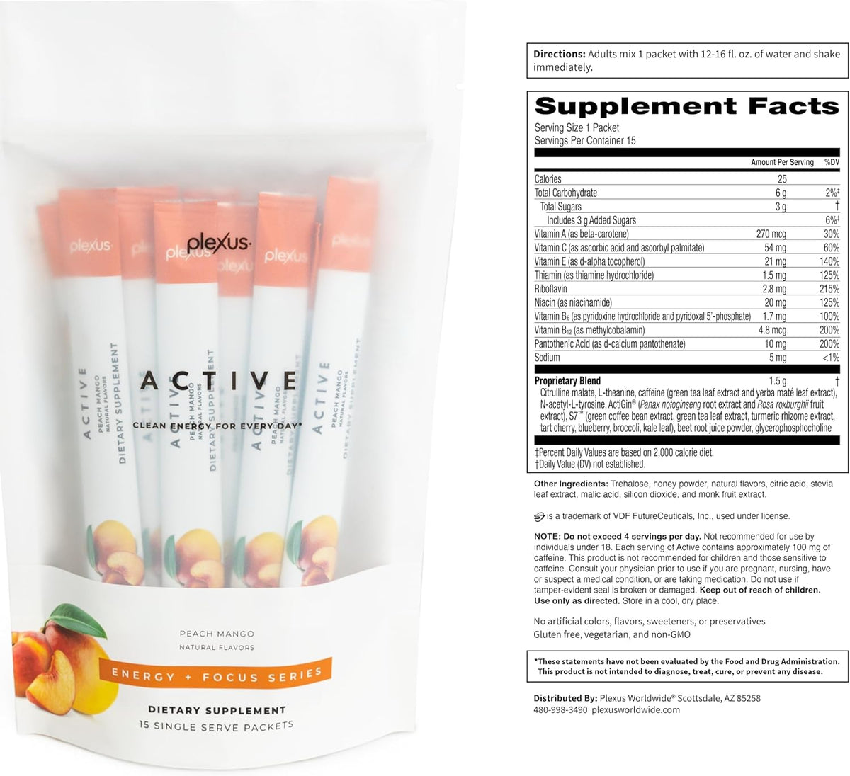 Plexus Active® Peach Mango (Two Pack) - görsel 7