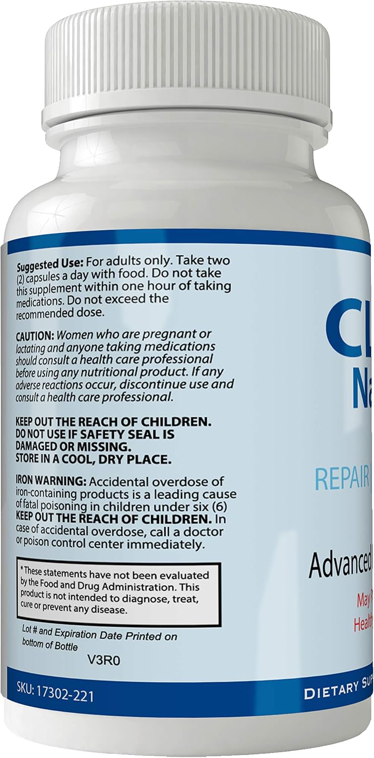 Clear Nails Plus - Advanced Biotin Supplement for Hair, Skin & Nails, 60 Capsules - görsel 3