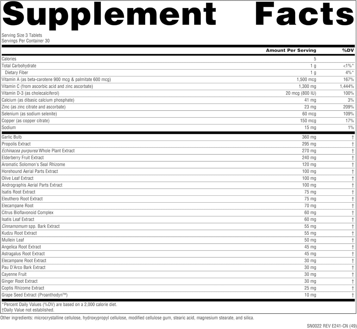 Source Naturals Wellness Formula - Bio-Aligned Immune Support with Vitamins & Herbal Defence, 90 Tablets - görsel 4