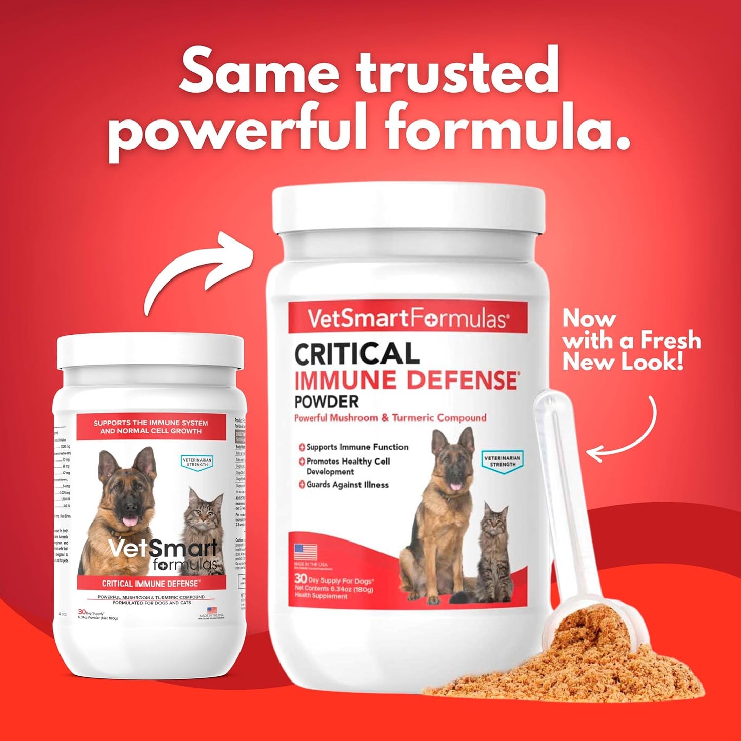 Critical Immune Defence for Dogs & Cats - Mushroom Supplement with Turkey Tail, Reishi, Shiitake, Maitake and White Turmeric - görsel 8