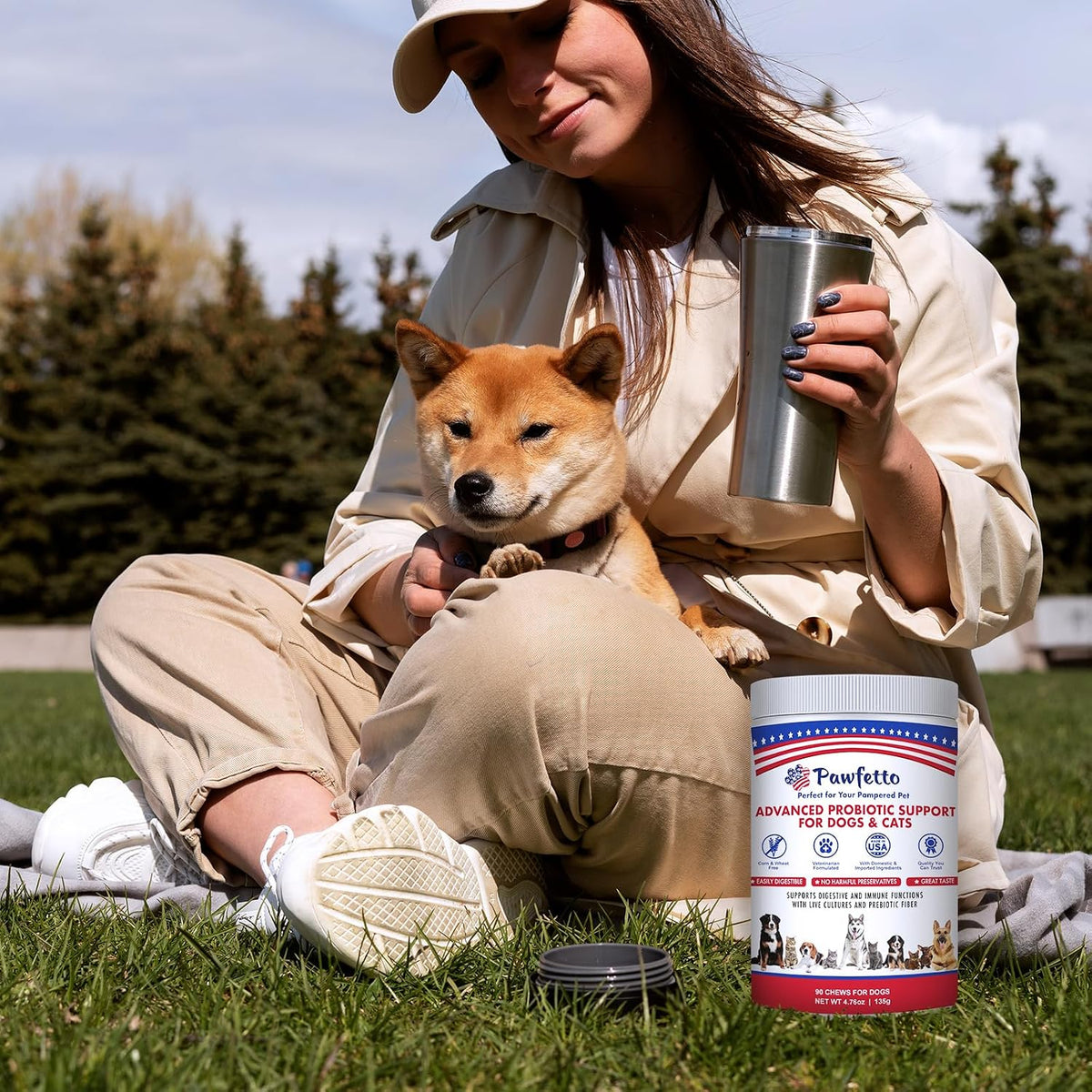 Pawfetto Advanced Probiotic Support for Dogs & Cats – Duck Flavour (90 Chews) - görsel 5