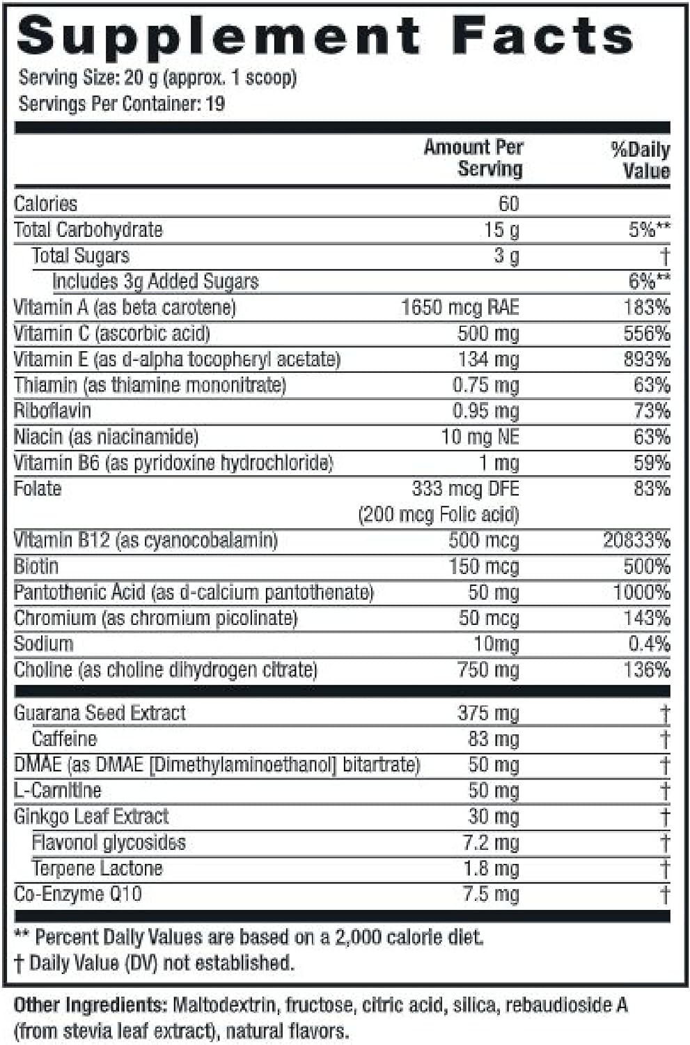 Twinlab Choline Cocktail – Brain Health & Energy Supplement - görsel 2