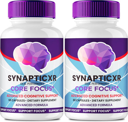 Synaptic XR Food Supplement Capsules - Advanced Formula for Nerve Health Support (2 Pack)