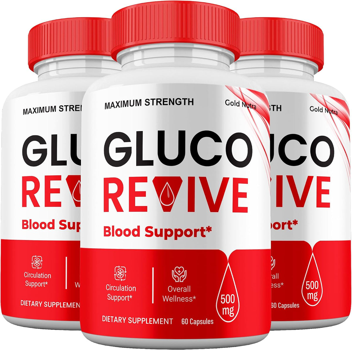 GlucoRevive Capsules (3-Pack) - görsel 1