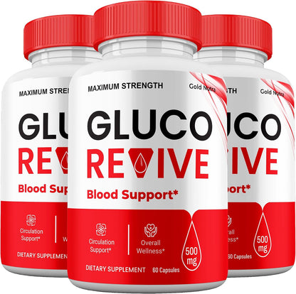 GlucoRevive Capsules (3-Pack)