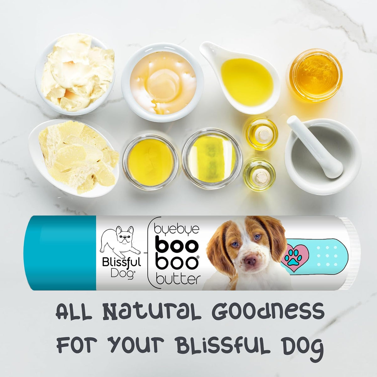 The Blissful Dog 4.25 g Tube Brittany Booboo – Moisturises with shea butter and natural oils – Image 2