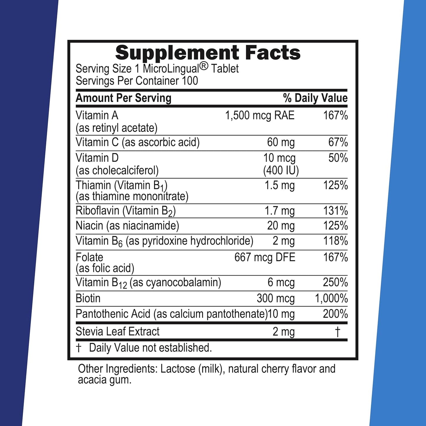 Superior Source One Daily Multi-Vitamin - 100 Instant Dissolve Tablets - görsel 2