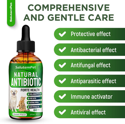 Dog Antibiotics Forte Health – Herbal Supplement for Dogs and Cats