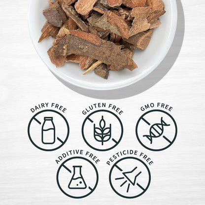 Evergreen Herbs Cuachalalate Bark – Wildcrafted Mexican Herbal Bark, 16 oz