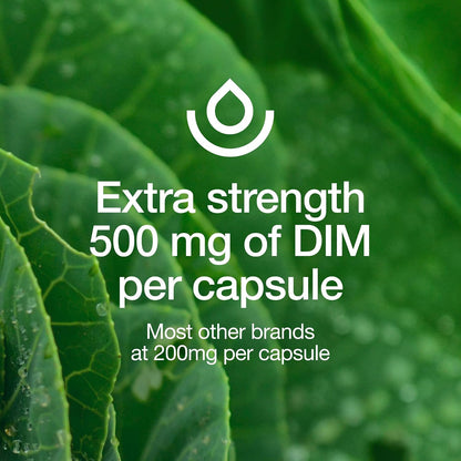 Fresh Nutrition DIM Supplement 500mg – Vegan, Non-GMO, Gluten-Free – 90 Capsules