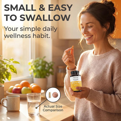Thomas' All-Natural D3 + K2 with MCT Oil & Raw Whole Food Blend, 1000 IU, Vegan, 120 Soft gel capsules