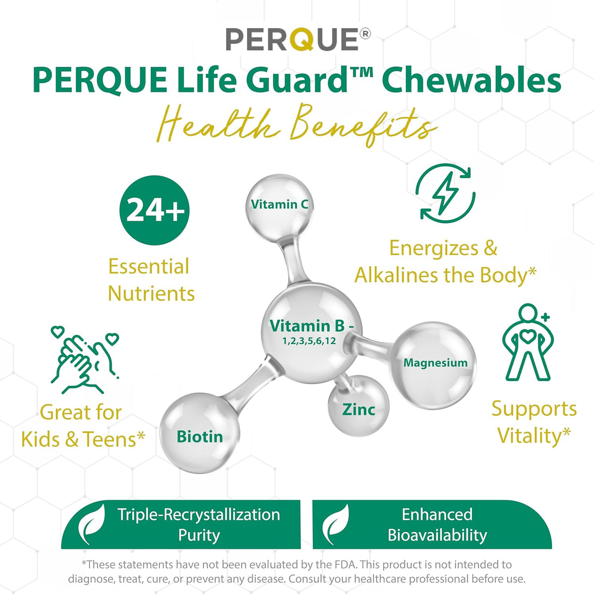 Perque Life Guard Chewables - 90 Chewable Tablets - görsel 2