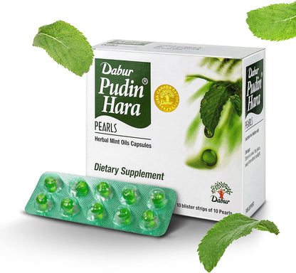 Dabur Pudin Hara Pearls – Supports Digestive Health & Comfort, 200 Count