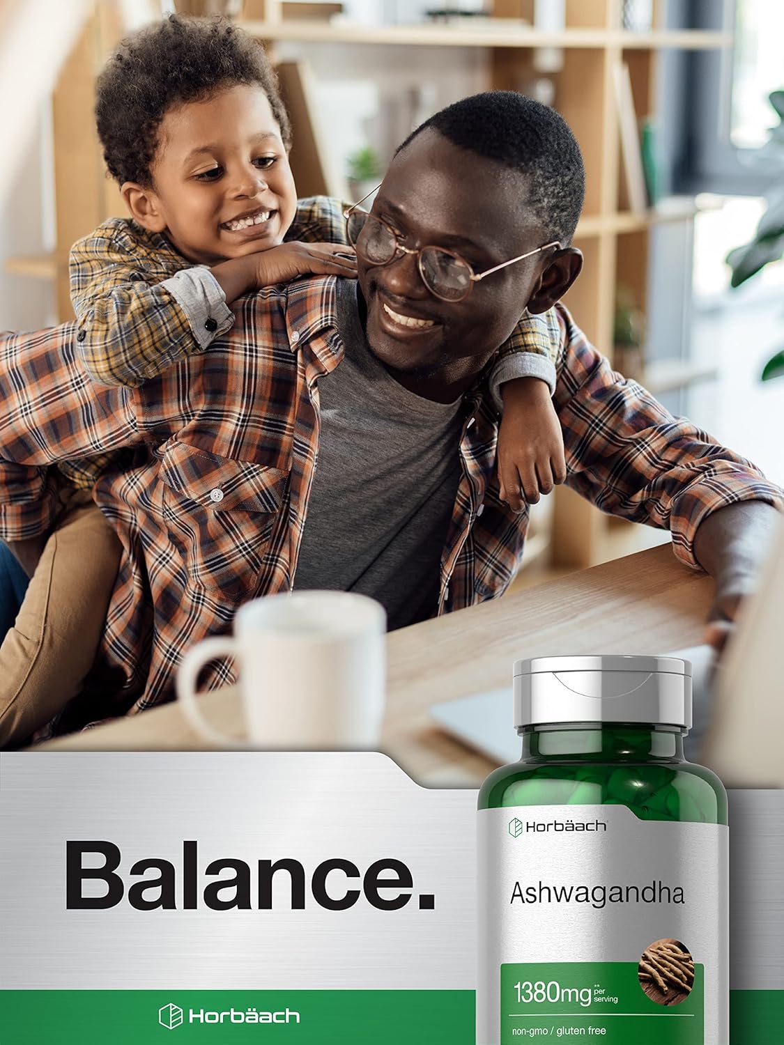 Horbäach Ashwagandha Root Supplement – 180 Capsules - görsel 6