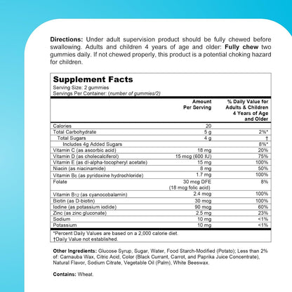One A Day Kids Multivitamin Gummies, 60 Gummies