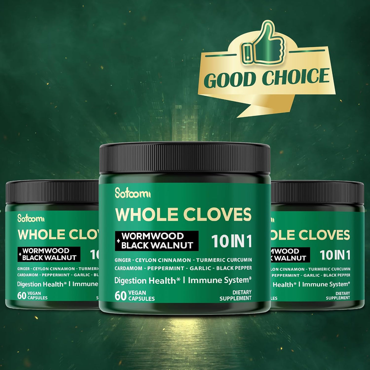 Satoomi 10in1 Clove Supplement - 60 Capsules - görsel 7