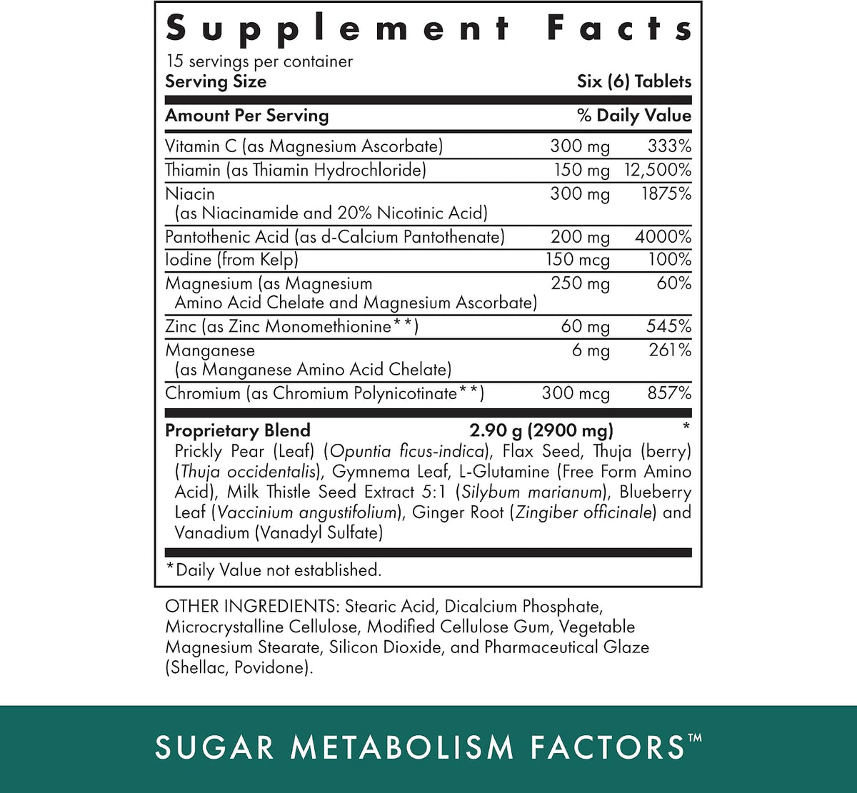 MICHAEL'S Health Naturopathic Programmes Sugar Metabolism Factors - 90 Vegetarian Tablets - görsel 2