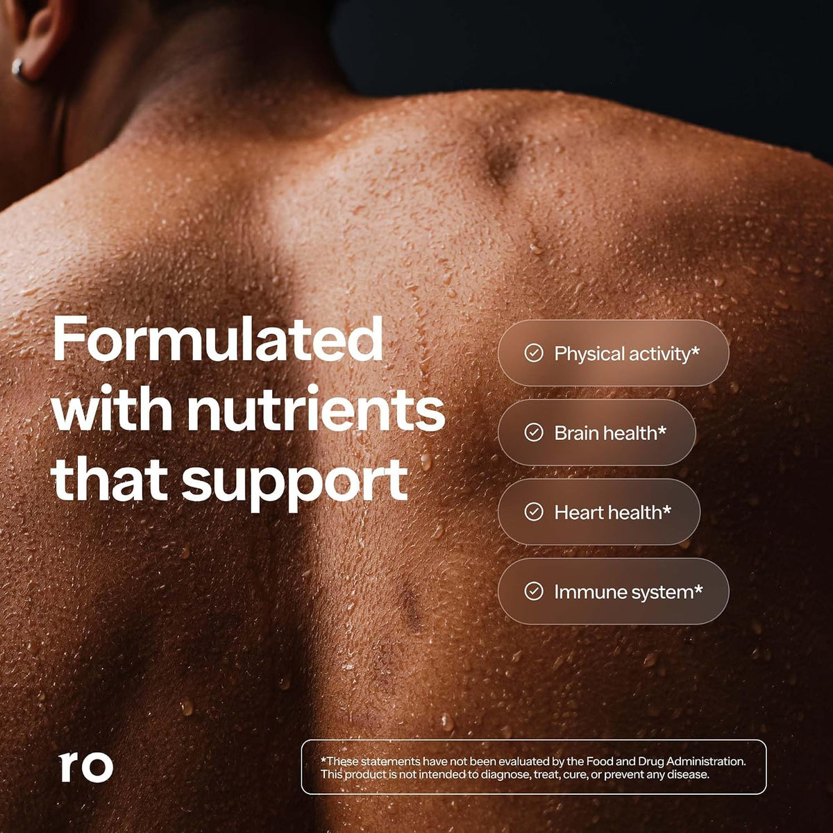 Ro Daily Multivitamin for Men | Supports Physical Activity, Brain and Heart Health, and Immune System with 23 Key Nutrients | 30-Day Supply (60 Tablets) - görsel 6