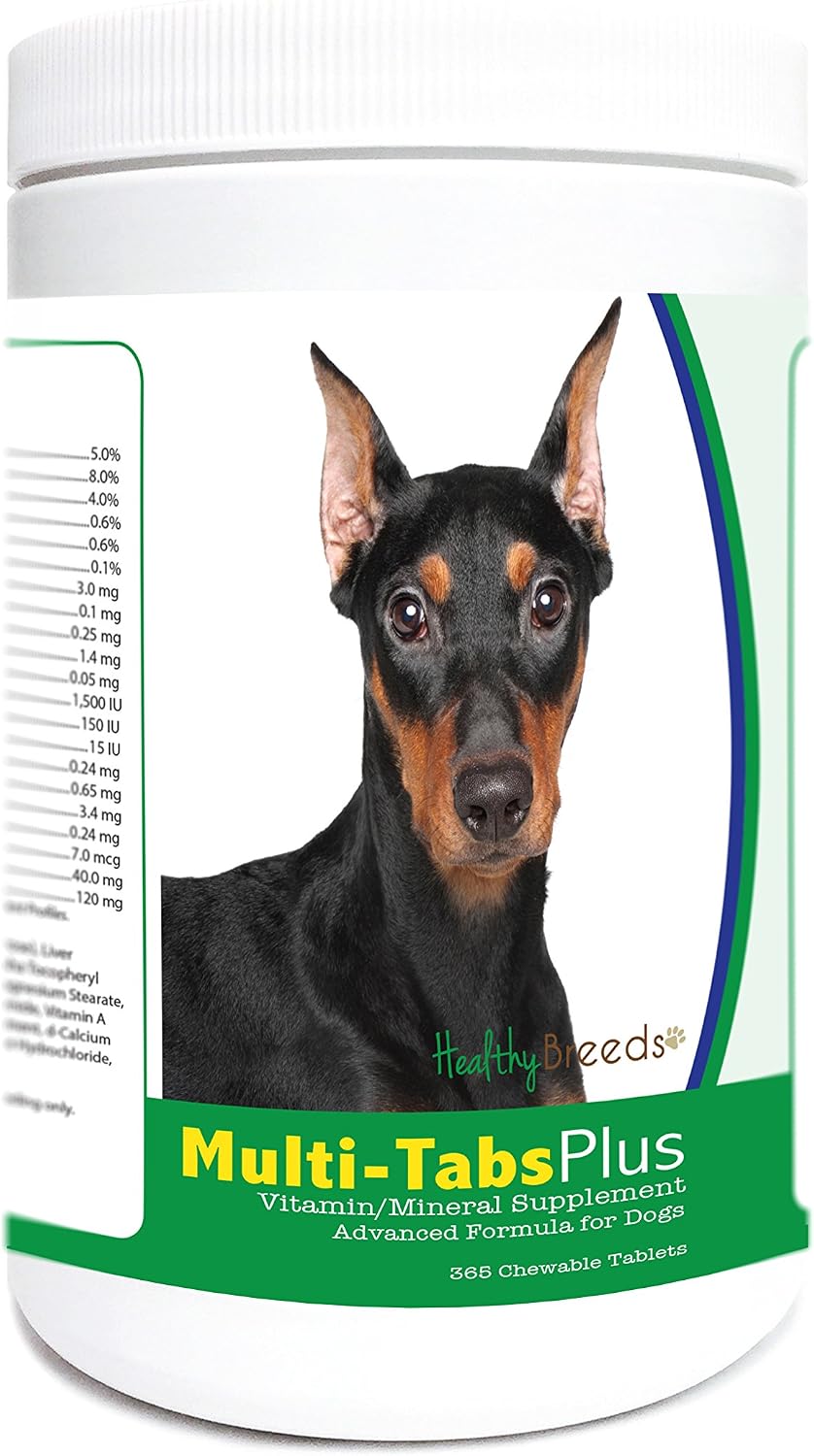 Healthy Breeds German Pinscher Multi-Tabs Plus Chewable Tablets 365 Count - görsel 1