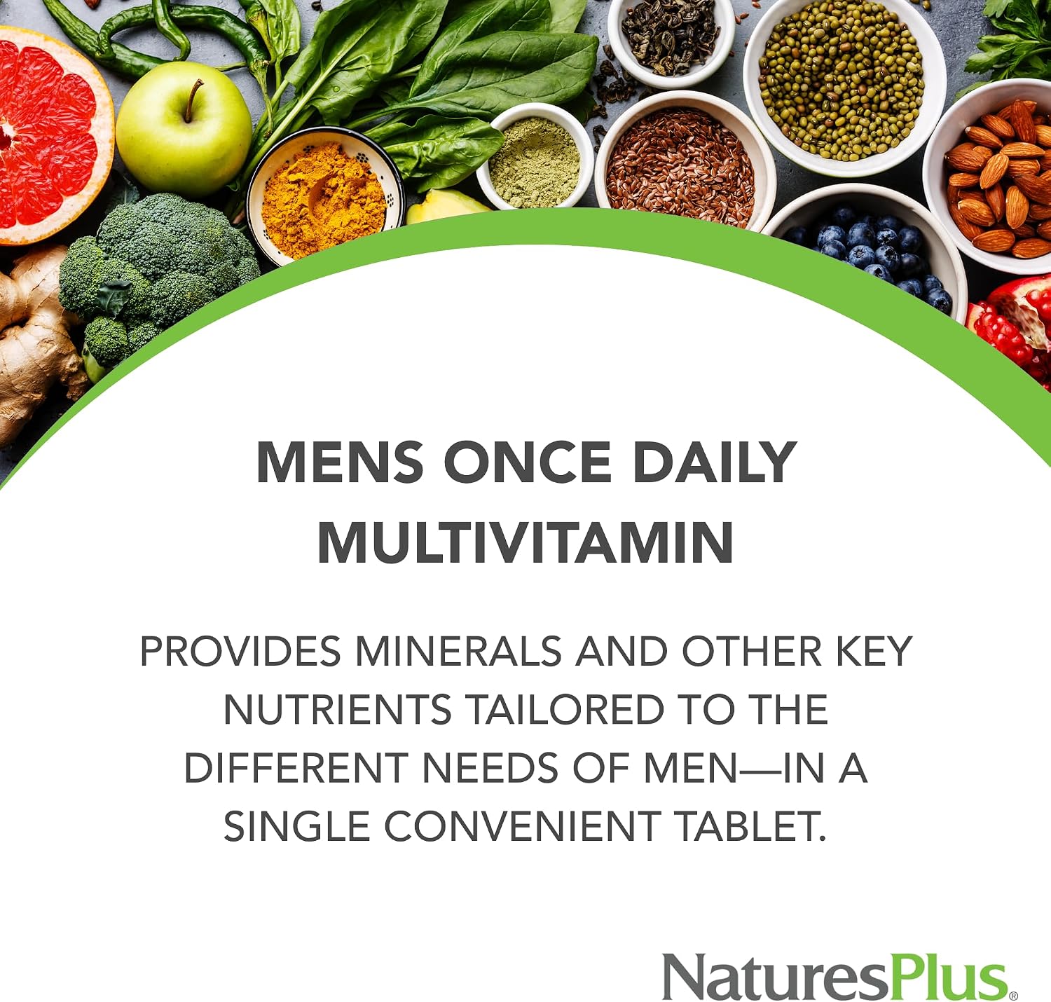 NaturesPlus His Journey - Men's Multivitamin - 30 Tablets - görsel 2