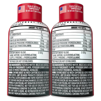 Stacker 2 Vitamin B Complex B12 B6 B3 Liquid Energy Shots - Vegan Safe Bundle Pack (60 ml, 24 Count)