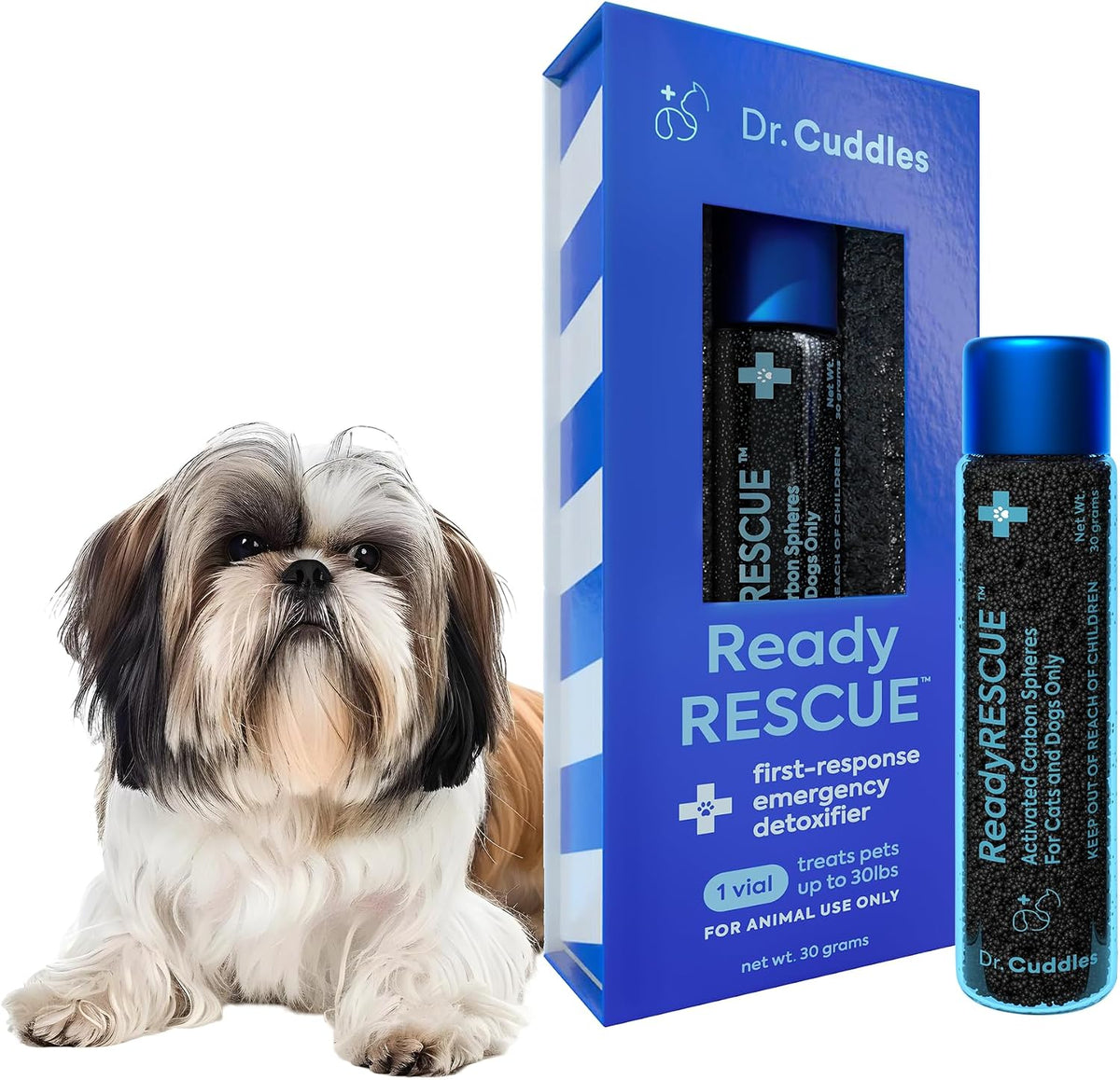 Activated Charcoal microspheres for Dogs and Cats - Veterinary-Grade Pet First Aid Kit Essential - Fast-Acting Emergency Poison Binder - Safe and Travel-Ready - 30g Pack of 12 - görsel 10