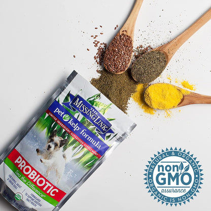 The Missing Link Pet Kelp Canine Probiotic - Organic & Limited Ingredient Formula for Digestive Health (227 g)