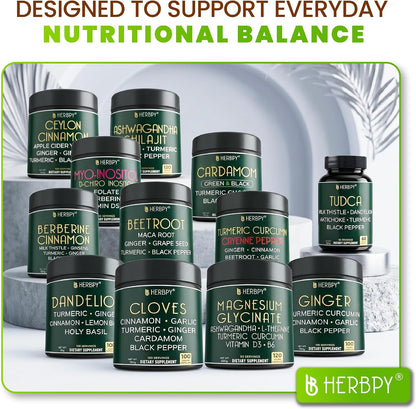 7in1 Clove Supplement 500mg - Rich in Vitamins and Minerals, Supports Digestion, Immune and Heart Health - Contains Cinnamon, Turmeric, Ginger, Cardamom, Garlic and Black Pepper - 100 Vegan Capsules