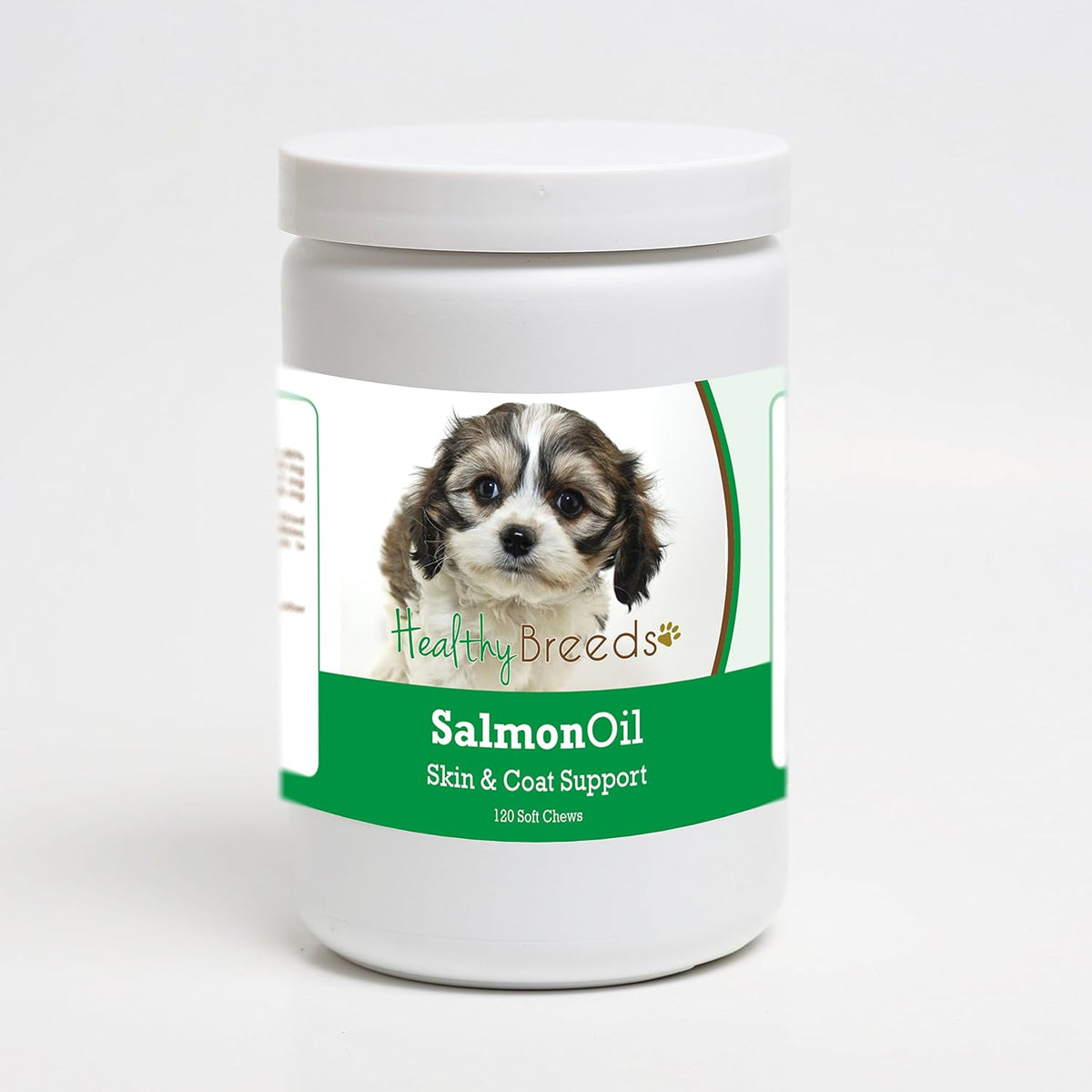 Healthy Breeds Cavachon Salmon Oil Soft Chews 120 Count - görsel 1