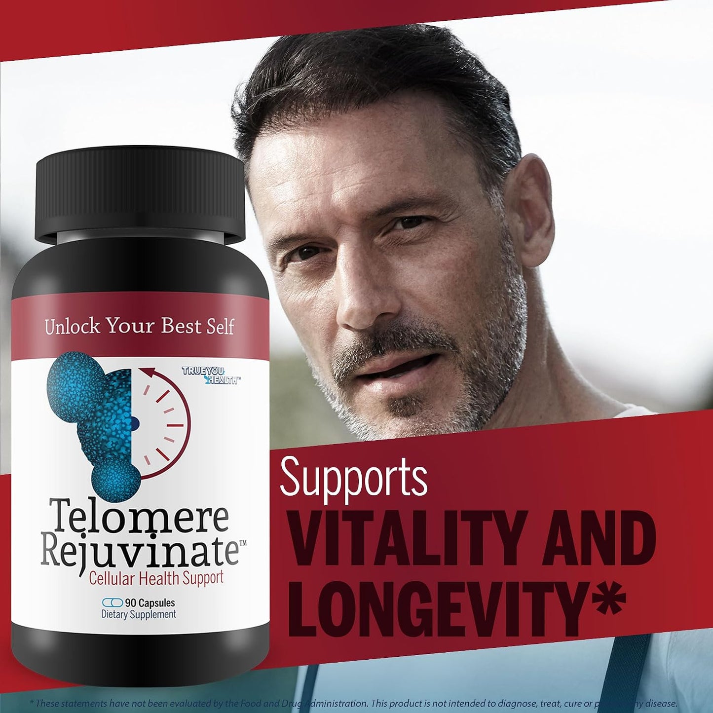 Telomere Rejuvinate – Telomere Support Supplement with NAD+ Booster - görsel 6