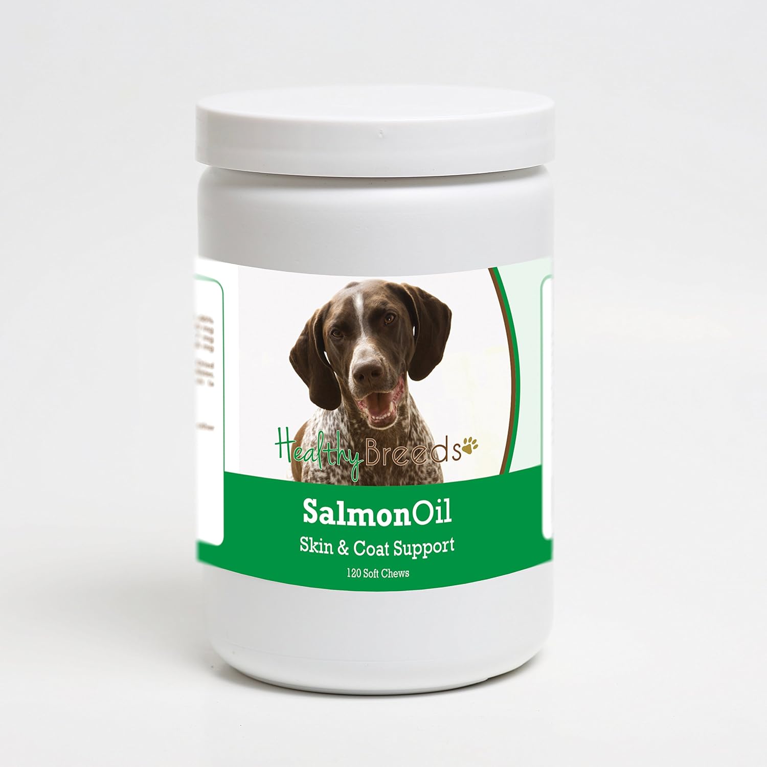 Healthy Breeds German Shorthaired Pointer Salmon Oil Soft Chews 120 Count - görsel 1