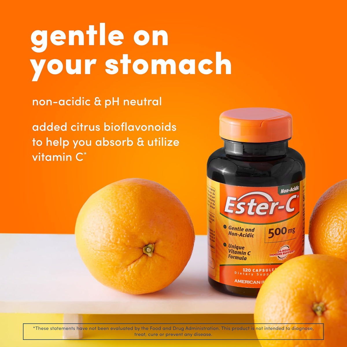 American Health Ester-C with Citrus Bioflavonoids - 500 mg, 60 Capsules - görsel 5