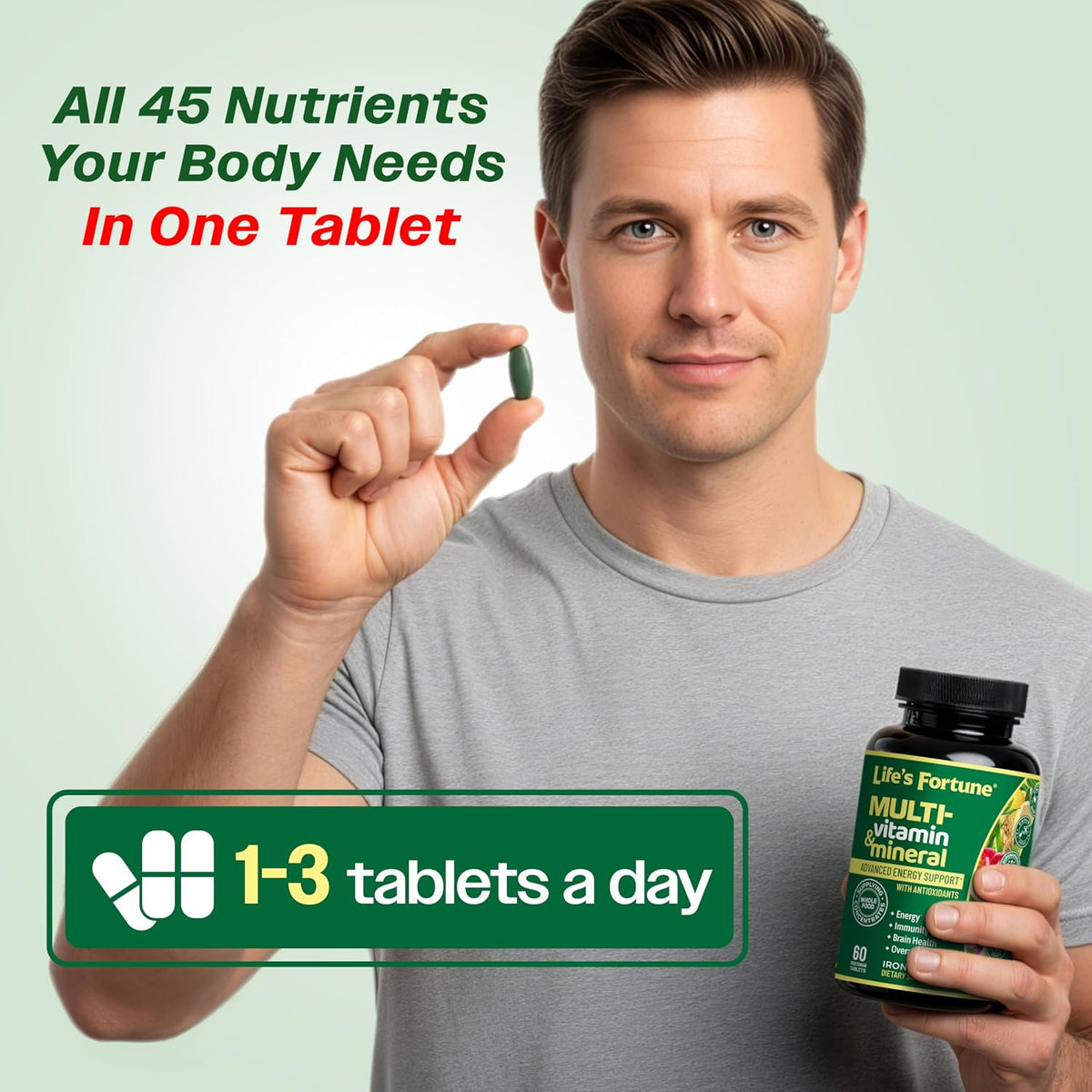 Life's Fortune Wholefood Multivitamin & Mineral Supplement - görsel 5