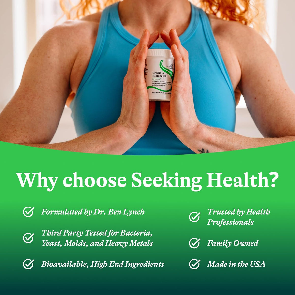 Seeking Health ProBiota HistaminX - Probiotic for Histamine Support, Gut Health, Immune & Skin Health - 60 Capsules - görsel 6