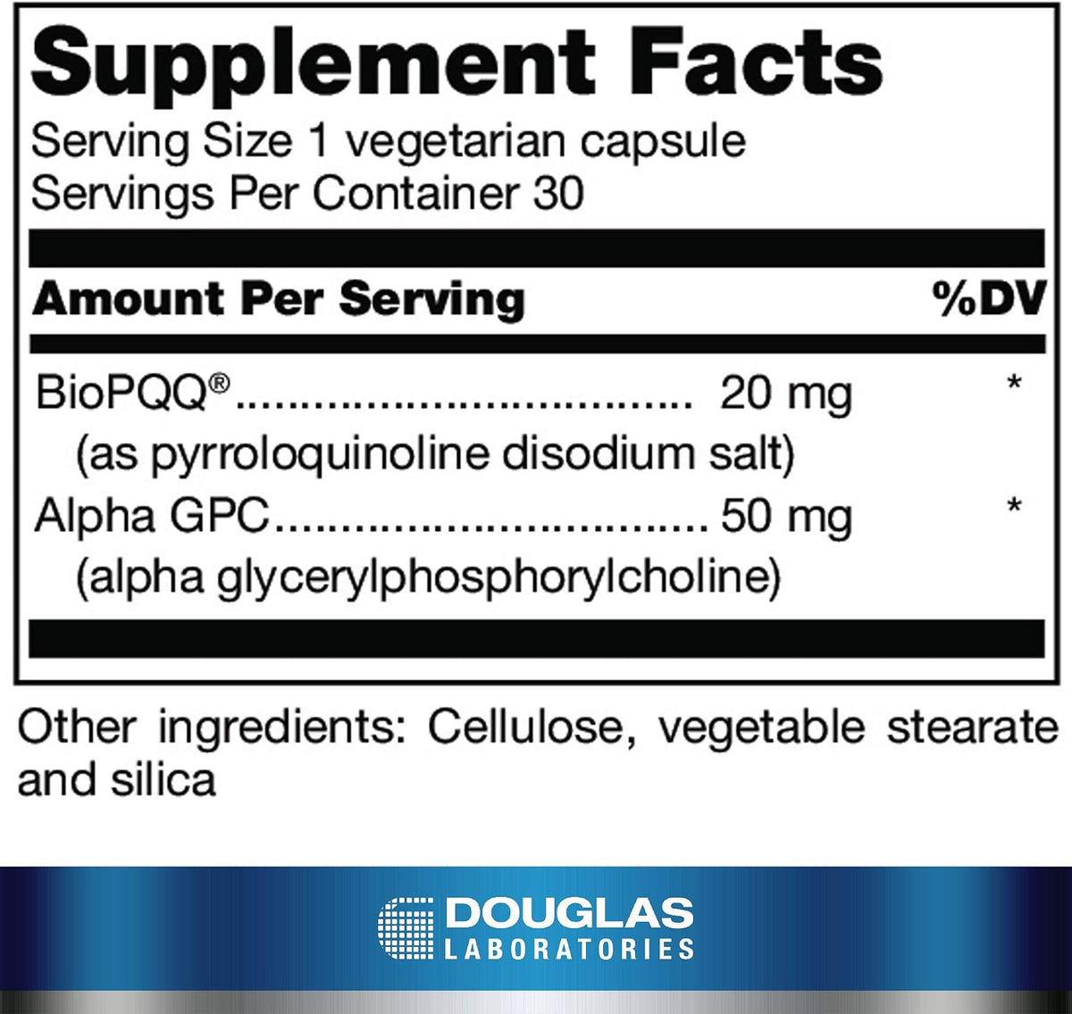 Douglas Laboratories PQQ Plus - 30 Capsules - görsel 2