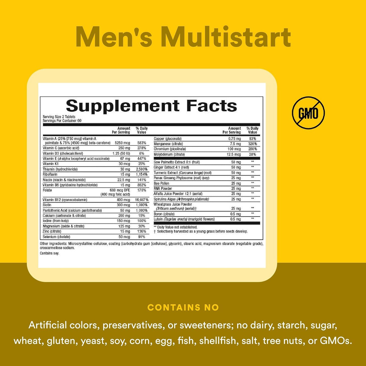 Natural Factors Dr. Murray MultiStart Men's Multivitamin - 120 Tablets - görsel 4