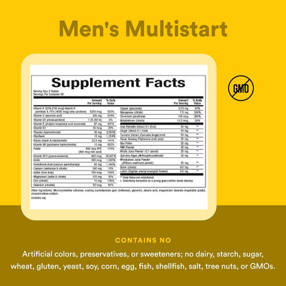 Natural Factors Dr. Murray MultiStart Men's Multivitamin - 120 Tablets