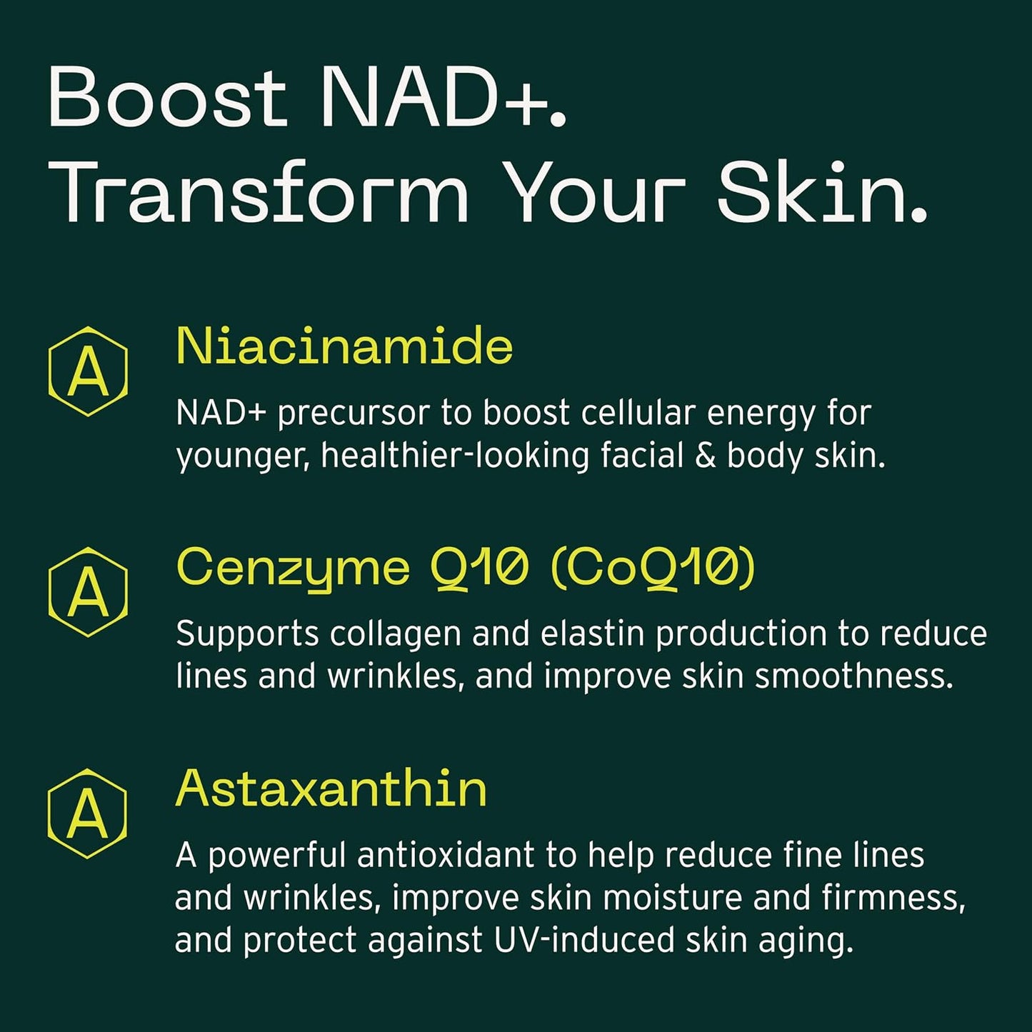 Aramore NAD+ Cell Energising (already correct) Supplement – Anti-Ageing Support, Cellular Health & Skin care, 30-Day Supply - görsel 2