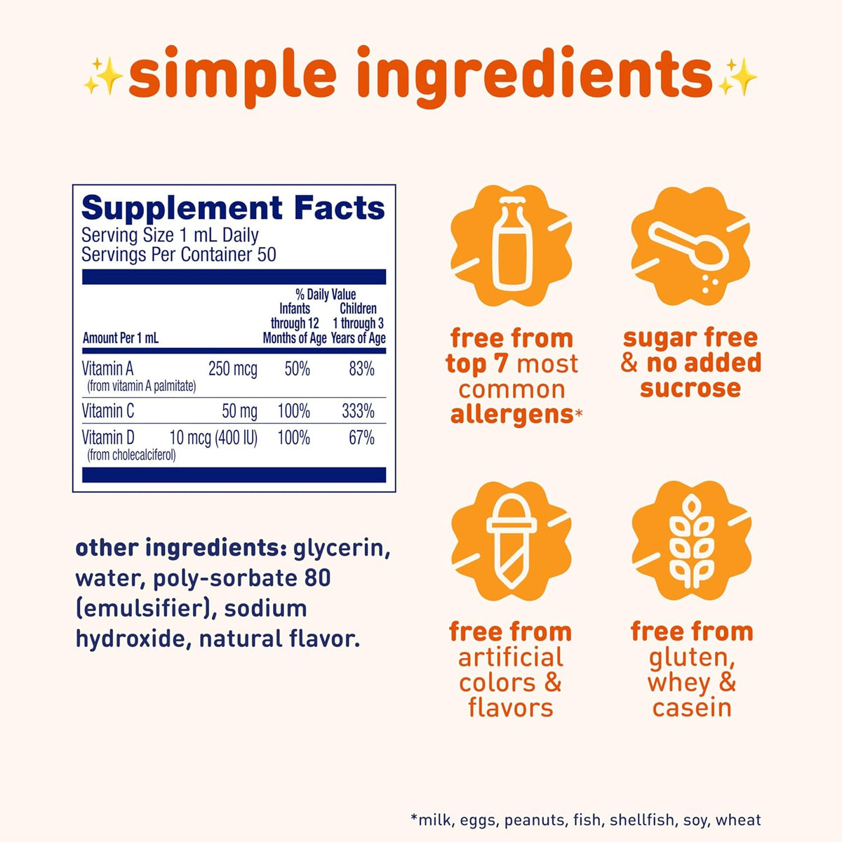 Enfamil Tri-Vi-Sol Infant Multivitamin Drops - 50mL - görsel 2
