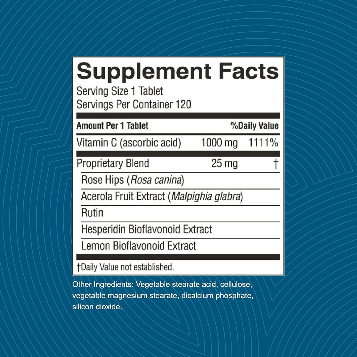 Nature's Sunshine Vitamin C Time-Release, 1000 mg, 120 Tablets - görsel 3