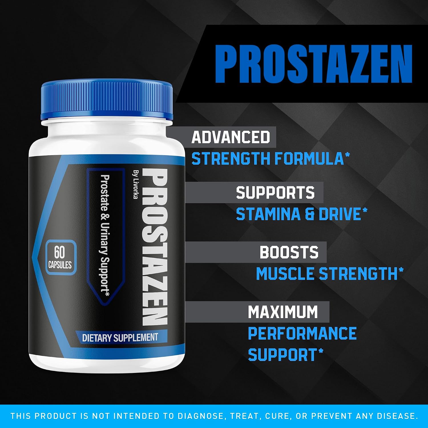 Prostazen Capsules - Advanced Men's Support Formula (2 Pack, 120 Capsules) - görsel 2