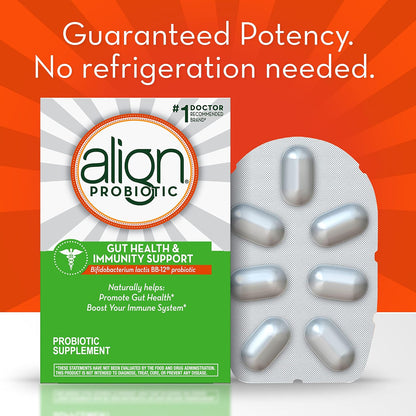 Align Gut Health & Immunity Probiotic, Daily Digestive Support for Men and Women, 14 Capsules
