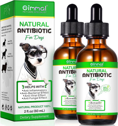 ALIVO Natural Dog Antibiotic Support – Allergy & Itch Relief, Bacon Flavour (60ml)