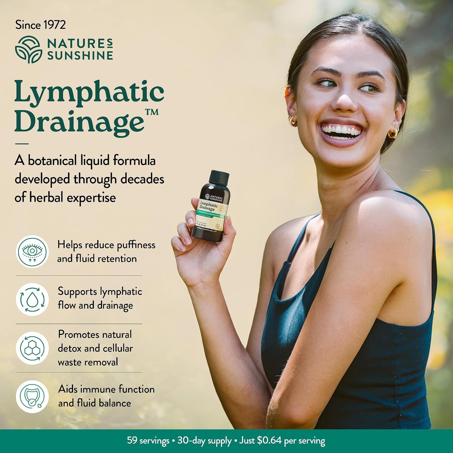 Nature's Sunshine Lymphatic Drainage Drops - görsel 2