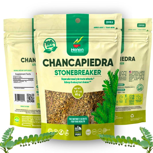 Hanan Chanca Piedra Loose Leaf Herbal Tea - Stone Breaker, 120g (3 Pack)