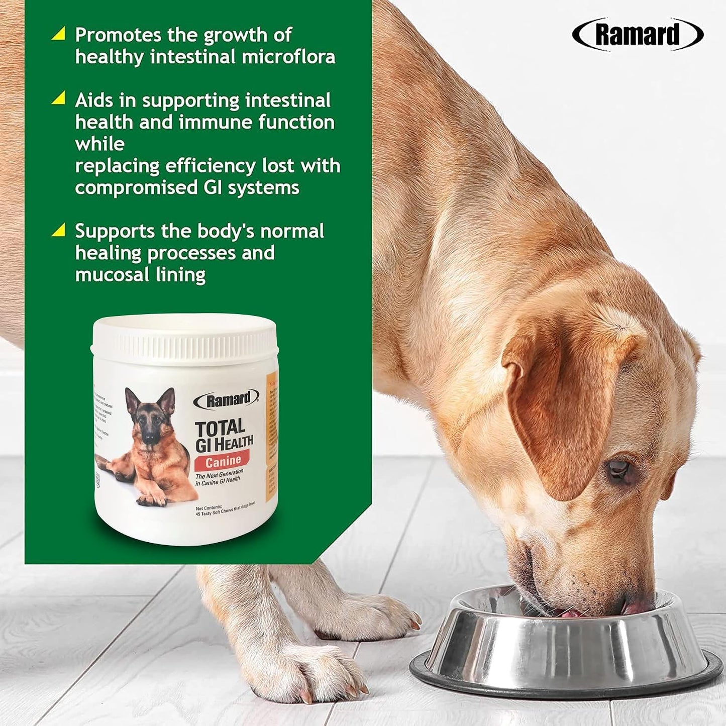 Ramard Total GI Canine Health Soft Chews - Digestive Support for Dogs, 45 Soft Chews - görsel 5