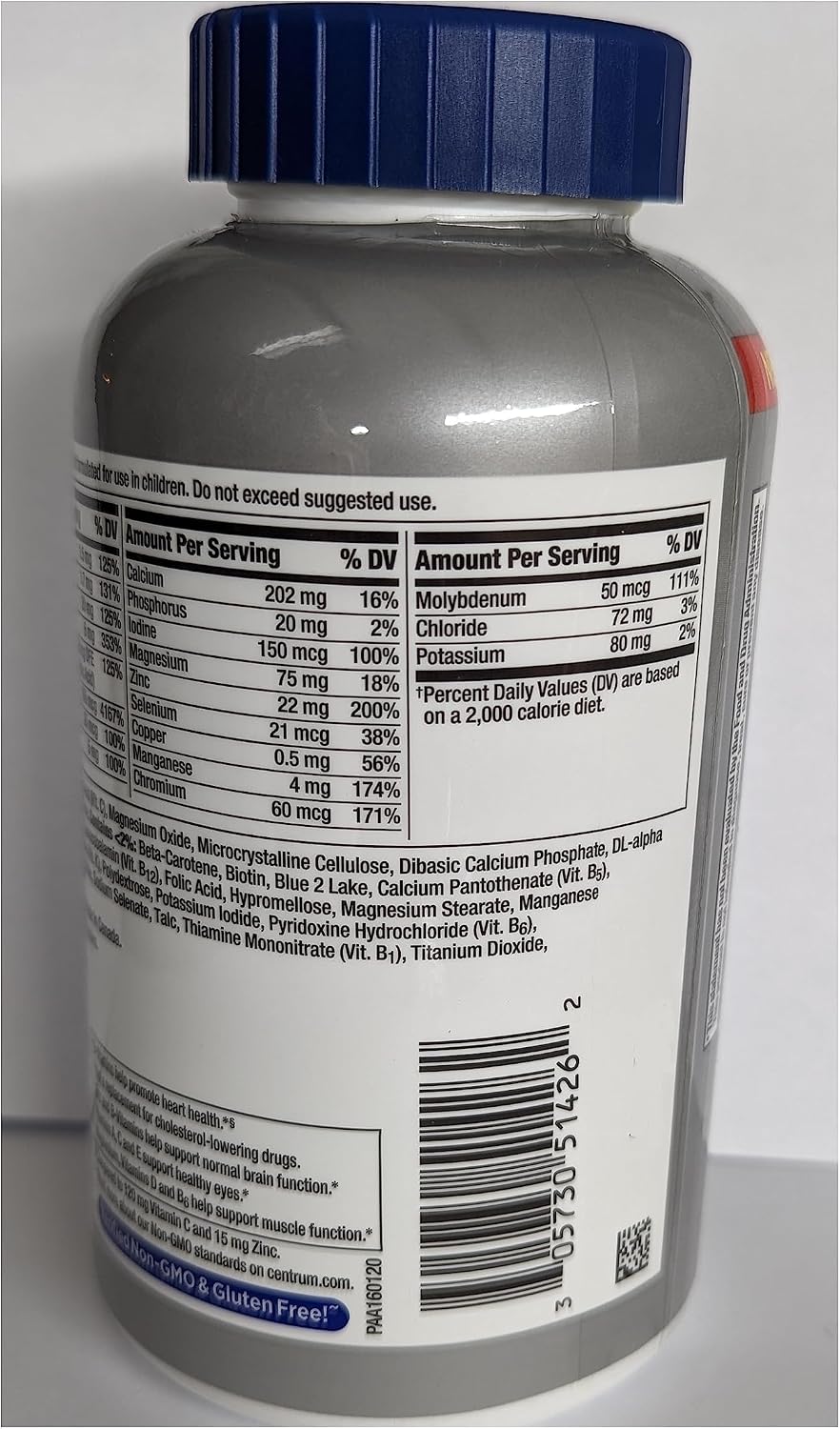 Centrum Silver Men 50+ Multivitamin, 275 Tablets - görsel 6
