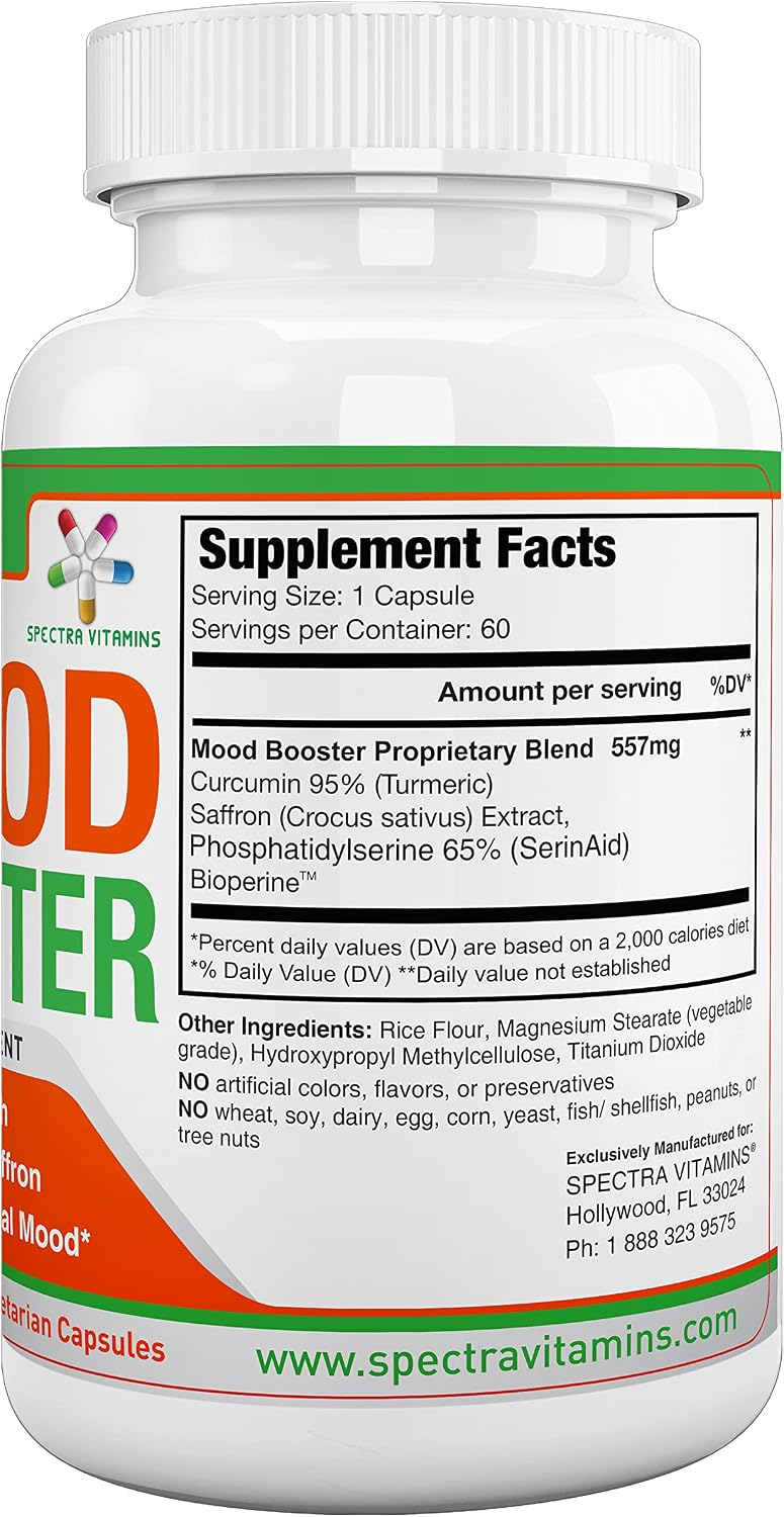 Spectra Vitamins Mood Booster - 60 Capsules - görsel 2