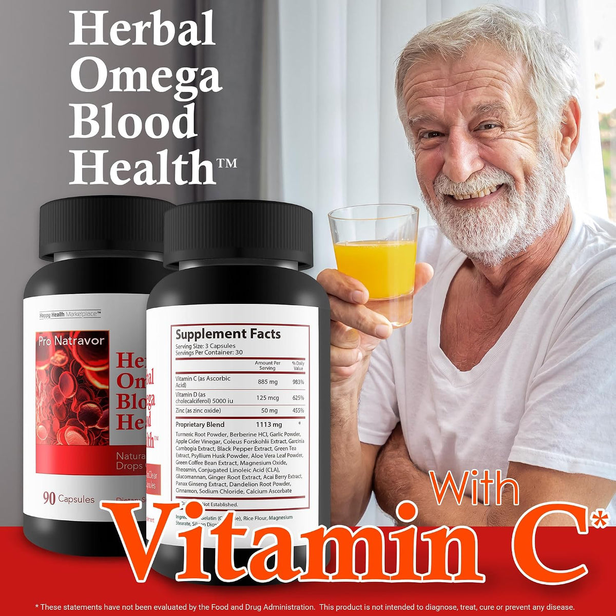 Herbal Omega Blood Health – Blood Flow Circulation Support Supplement - görsel 6